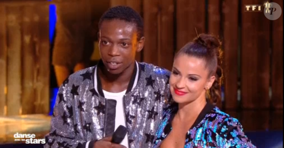 Azize Diabaté et Denitsa Ikonomova lors du premier prime de la saison 10 de Danse avec les Stars sur TF1 le 21 septembre 2019