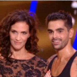 Linda Hardy et Christophe Licata lors du premier prime de la saison 10 de Danse avec les Stars sur TF1 le 21 septembre 2019