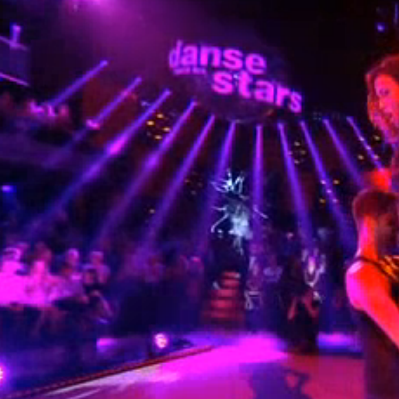 Linda Hardy et Christophe Licata lors du premier prime de la saison 10 de Danse avec les Stars sur TF1 le 21 septembre 2019