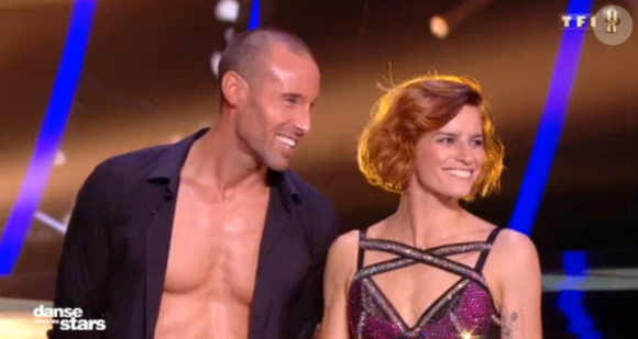 Sami El Guedarri et Fauve Hautot lors du premier prime de la saison 10 de Danse avec les Stars sur TF1 le 21 septembre 2019