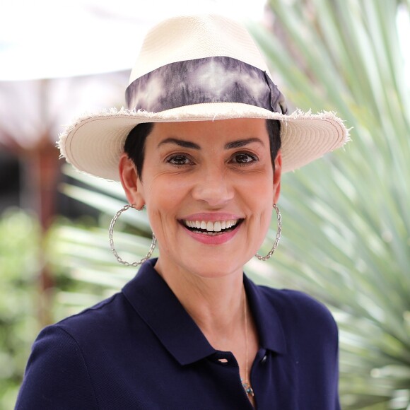 Cristina Cordula au village lors des internationaux de tennis de Roland Garros à Paris, France, le 2 juin 2019. © Jacovides-Moreau/Bestimage