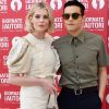 Rami Malek et sa compagne Lucy Boynton à la soirée Miu Miu en marge de la 76ème édition du festival du film de Venise, la Mostra, au Sala Volpi à Venise, Italie, le 1er septembre 2019. e
