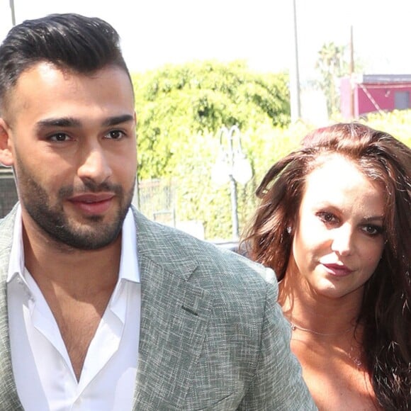 Britney Spears et son compagnon Sam Asghari - Arrivées des personnalités sur le tapis rouge " The Daytime Beauty Awards " à Los Angeles Le 20 septembre 2019