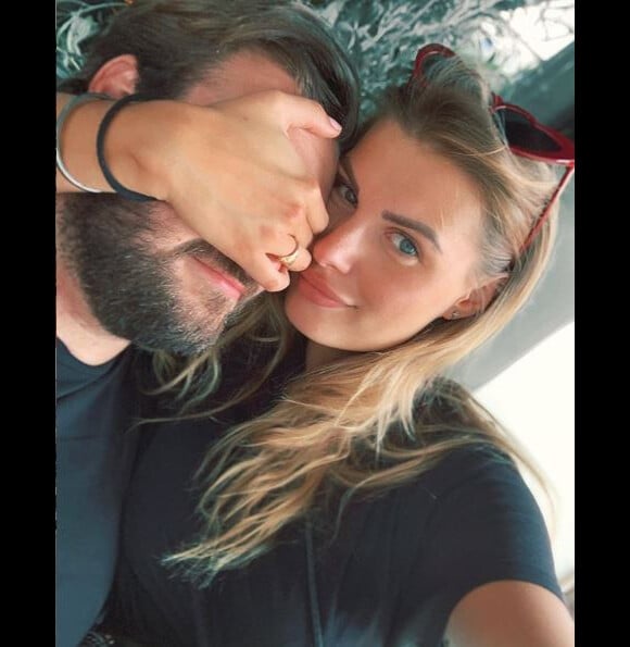 Ludivine Birker et son amoureux, Olivier Keygan, en couple sur Instagram. (15 août 2019)