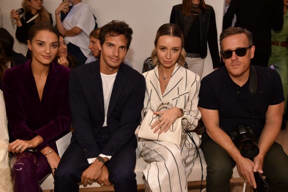 Gabrielle Caunesil, Riccardo Pozzoli, Nataly Osmann, Scott Schuman - People au défilé Tod's lors de la Fashion Week de Milan, le 21 septembre 2019.