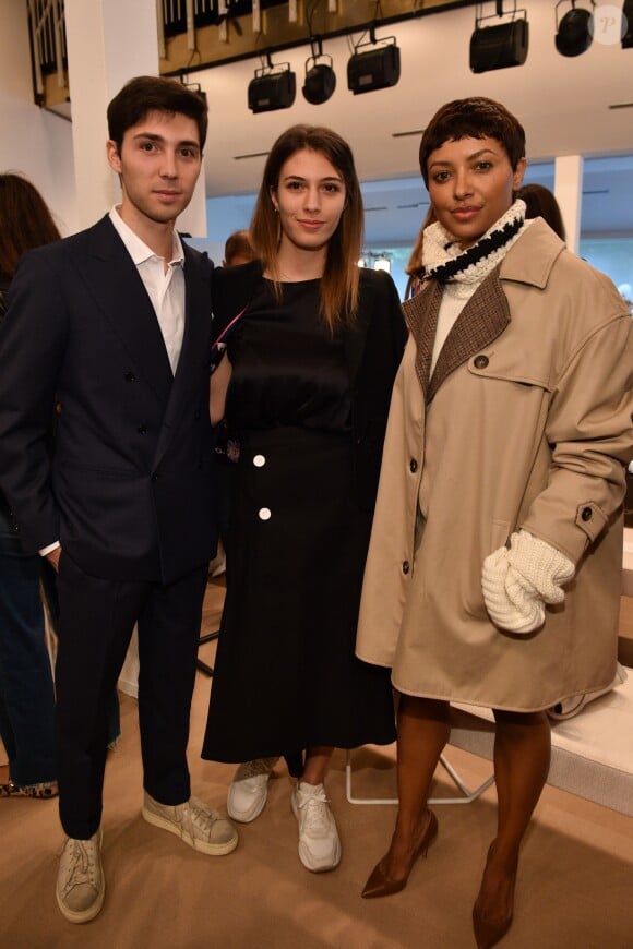 Filippo Della Valle, guest, Kat Graham - People au défilé Tod's lors de la Fashion Week de Milan, le 21 septembre 2019.