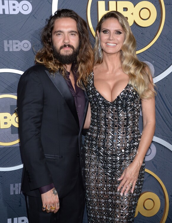 Heidi Klum et son mari Tom Kaulitz à la HBO Post Emmy Award Reception au Pacific Design Center à Los Angeles, le 22 septembre 2019