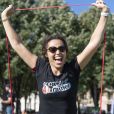 Aïda Touihri - 2ème édition du "Bootcamp des Ambassadeurs" aux Invalides à Paris, le 21 septembre 2019. L'Agence de Communication Sandra and co spécialisée dans les relations publiques, presse et évènementiel est en collaboration avec Laetitia Fourcade pour la seconde édition du "Bootcamp des Ambassadeurs" . L'événement "Bootcamp des Ambassadeurs" s'est également affilié à une association appelée "Arts et Mouvement". Marrainée par Laetitia Fourcade. Laetitia a donc souhaité organiser cet évènement Bootcamp autour d'un moment convivial et sportif afin de vous associer à la cause : des femmes victimes de violences. Tous les bénéfices permettront à l'association de pérenniser et de développer des projets à destination des femmes et enfants victimes de violences. Cet événement consiste à rassembler plusieurs participants de tous âges afin de les entrainer à une préparation physique. © Pierre Perusseau/Bestimage