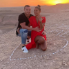 Olivier a demandé Wafa (Koh-Lanta) en mariage dans le désert marocain. Septembre 2019.