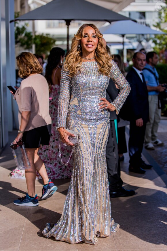 Cathy Guetta sur la croisette lors du 72ème Festival International du Film de Cannes, le 23 mai 2019.