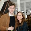 Naissance - Jean-Baptiste Maunier est papa d'un petit garçon prénommé Ezra - Exclusif - Jean-Baptiste Maunier et sa compagne Léa Arnezeder - Soirée de lancement de la collection capsule "J Brand x Comptoir des Cotonniers" à la "L.A. Galerie" rue Bachaumont dans le 2ème arrondissement à Paris, le 17 février 2016. © Rachid Bellak/Bestimage