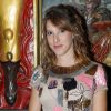 Léa François enceinte au défilé Christophe Guillarmé Collection Prêt-à-Porter Printemps/Eté 2020 lors de la Fashion Week de Paris, France, le 25 septembre 2019. © Veeren-Clovis/Bestimage