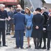 Kate Catherine Middleton, duchesse de Cambridge, à la cérémonie de baptême du navire de recherche polaire britannique, le RRS Sir David Attenborough, à Liverpool. Le 26 septembre 2019