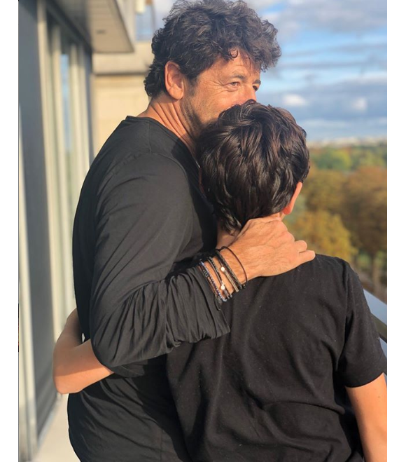 Patrick Bruel a partagé cette photo de lui et son fils Léon, pour ses 14 ans, sur Instagram le 28 septembre 2019.