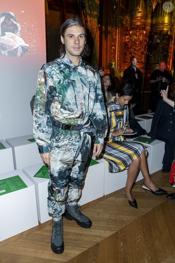 Orelsan assiste au défilé Stella McCartney Collection Prêt-à-Porter Printemps/Eté 2020 lors de la Fashion Week de Paris (PFW) à l'Opéra Garnier. Le 30 septembre 2019. © Olivier Borde/Bestimage