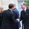 Brigitte Macron, le président Emmanuel Macron, le prince Edward de Wessex, le prince Albert II de Monaco - Le président de la République française reçoit les chefs d'Etat et de Gouvernement étrangers ayant fait le déplacement en France pour rendre hommage au Président Jacques Chirac au Palais de l'Elysée Paris, France, le 30 septembre 2019. © Cyril Moreau/Bestimage