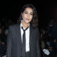 Leïla Bekhti au défilé de mode Prêt-à-Porter automne-hiver 2019/2020 « Céline » à Paris. Le 1er mars 2019 © Olivier Borde / Bestimage