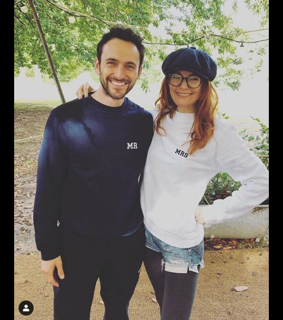 George Blagden avec son épouse Laura Pitt-Pulford sur Instagram le 30 septembre 2019.