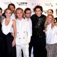 L'équipe du film "Le Roi" au BFI London Film Festival, le 3 octobre 2019.