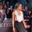 Lily-Rose Depp à l'avant-première du film "Le Roi", au BFI London Film Festival, le 3 octobre 2019.