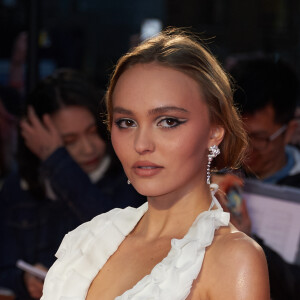 Lily-Rose Depp présentait le film "The King" lors du festival du film de Londres (BFI LFF) à l'Odeon Luxe le 3 octobre 2019.