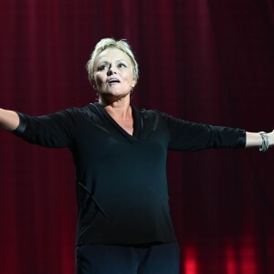 Muriel Robin - Générale du nouveau spectacle "Muriel Robin et Pof !" au Palais des Sports à Paris le 3 octobre 2019. © Coadic Guirec/Bestimage