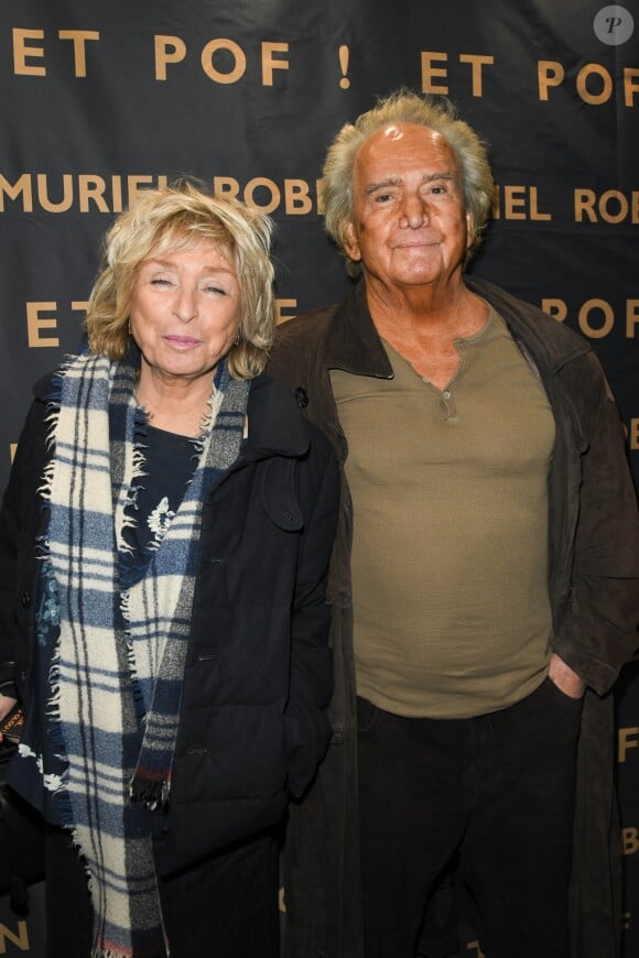 Danièle Thompson et son mari Albert Koski - Générale du nouveau spectacle "Muriel Robin et Pof !" au Palais des Sports à Paris le 3 octobre 2019. © Coadic Guirec/Bestimage
