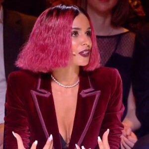 Le look de Shy'm pour le prime de Danse avec les stars le 5 octobre 2019.