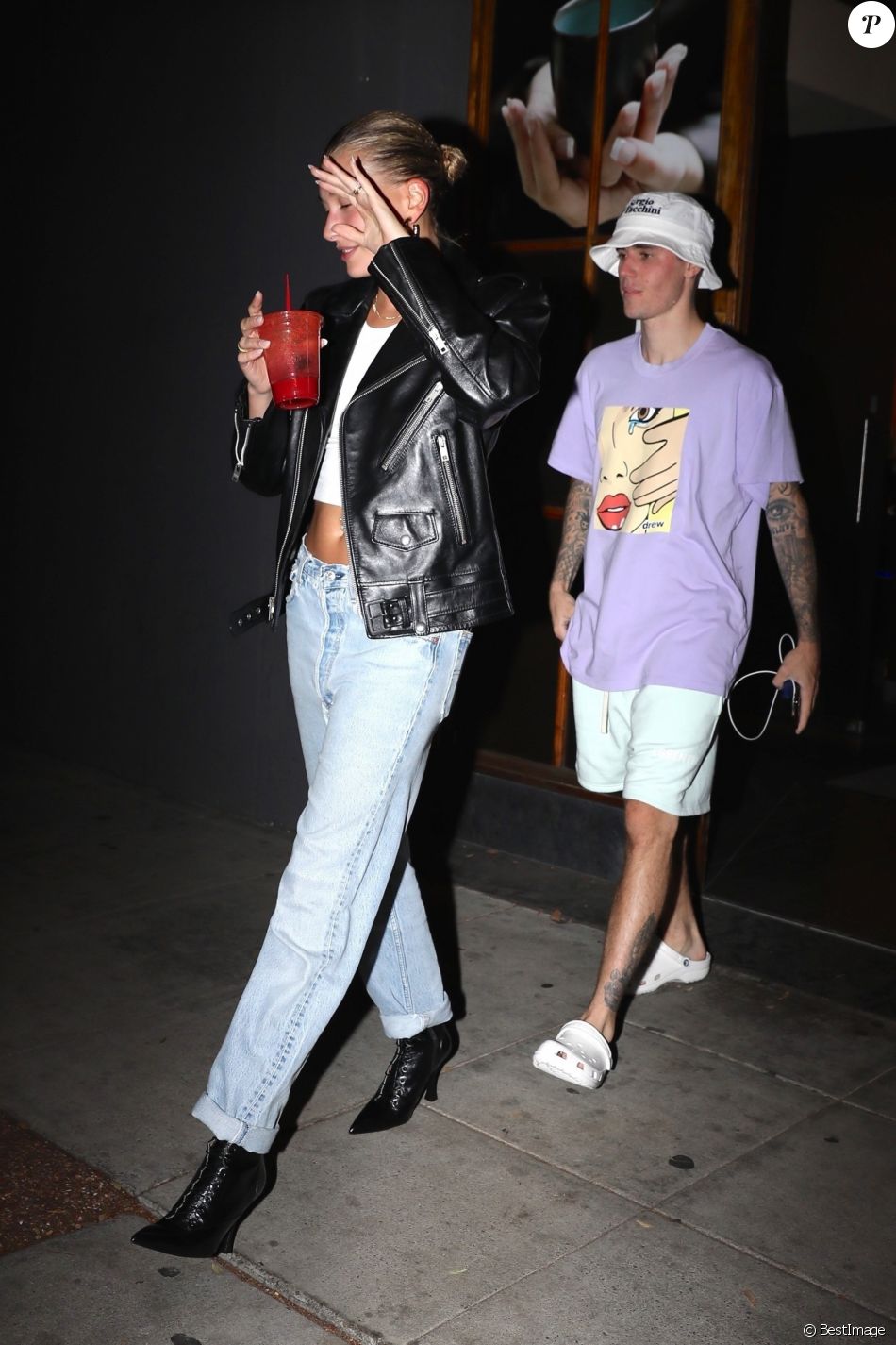  Justin  Bieber  et sa femme  Hailey Baldwin Bieber  sont all s 