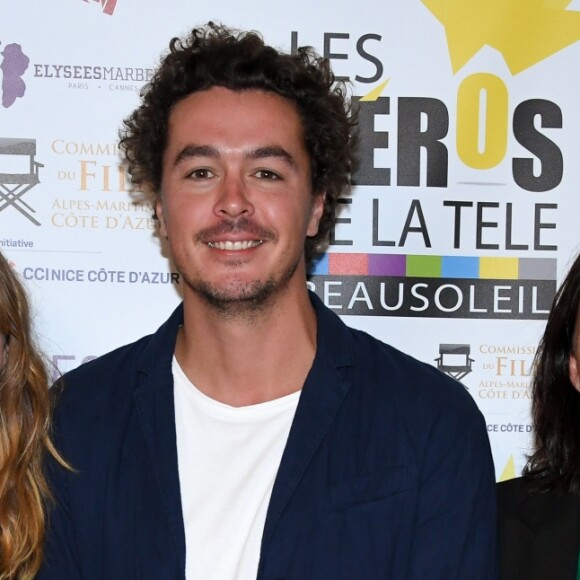 Exclusif - Élodie Varlet, Jérémie Poppe, Stéphanie Pareja - 8ème saison des Héros de la TV à Beausoleil, le 5 octobre 2019. © Lionel Urman/Bestimage
