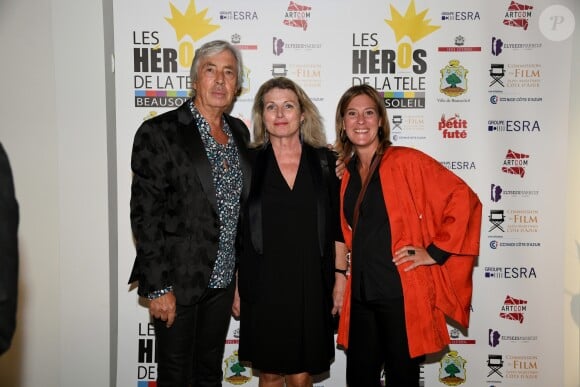 Exclusif - Patrick Jorge (l'organisateur du festival), Caroline Riou - 8ème saison des Héros de la TV à Beausoleil, le 5 octobre 2019. © Lionel Urman/Bestimage