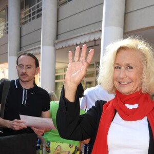 Exclusif - Brigitte Fossey (invitée d'honneur du Festival de Beausoleil) - 8ème saison des Héros de la TV à Beausoleil, le 5 octobre 2019. © Lionel Urman/Bestimage