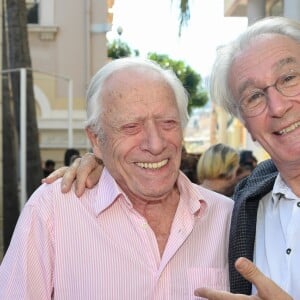 Exclusif - Henri Garcin et Bernard Le Coq - 8ème saison des Héros de la TV à Beausoleil, le 5 octobre 2019. © Lionel Urman/Bestimage