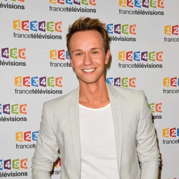 Cyril Féraud lors du photocall de la présentation de la nouvelle dynamique 2017-2018 de France Télévisions. Paris, le 5 juillet 2017. © Guirec Coadic/Bestimage
