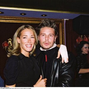 Ophélie Winter et son frère Mickaël Winter - Avant-première du film "Les jolies choses" aau VIP Room. Le 6 novembre 2001.