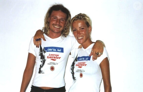 Ophélie Winter et son frère Mickaël Winter - Soirée "Oh la la" à la discothèque L'amnésia. Ibiza. Le 20 août 1998.