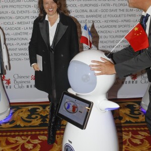 Anne Roumanoff - Déjeuner du Chinese Business Club à l'hôtel Intercontinental Opéra à Paris, le 08 octobre 2019. © Christophe Clovis / Bestimage