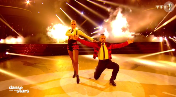 Moundir et Katrina Patchett sur un paso doble lors du troisième prime de "Danse avec les stars 2019", diffusé le 5 octobre, sur TF1