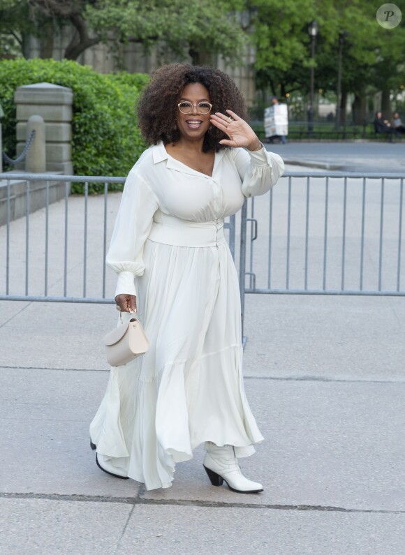 Oprah Winfrey à l'inauguration du "Statue of Liberty Museum" à Battery Park à New York, le 15 mai 2019.