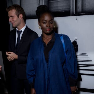 Exclusif - Aïssa Maïga assiste au vernissage de l'exposition de photographies et signature du livre de Simon Procter "Lagerfeld : The Chanel Shows" en hommage à Karl Lagerfeld édité par Rizzoli au Royal Monceau à Paris le 26 septembre 2019. © Cyril Moreau / BestImage