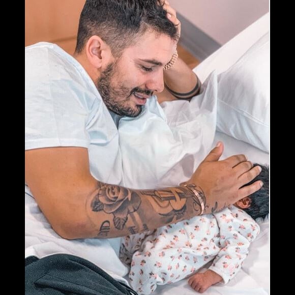 Kevin Guedj et sa fille Ruby le 6 octobre 2019 sur Instagram.