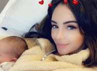 Nabilla maman : gloss, faux ongles et cils XXL pour accoucher en beauté
