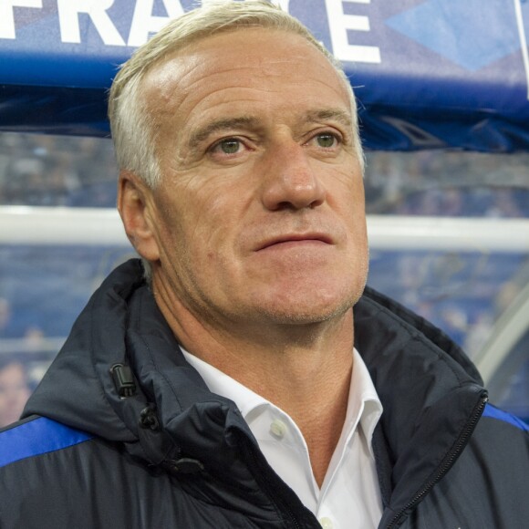 Didier Deschamps lors du match de qualification pour la Coupe du Monde 2018, "France-Bulgarie" au Stade de France à Saint-Denis, le 7 octobre 2016. © Pierre Perusseau/Bestimage  World Cup 2018 Qualification game "France-Bulgarie" held at the Stade de France in Saint-Denis. October 7th, 2016.07/10/2016 - Saint-Denis