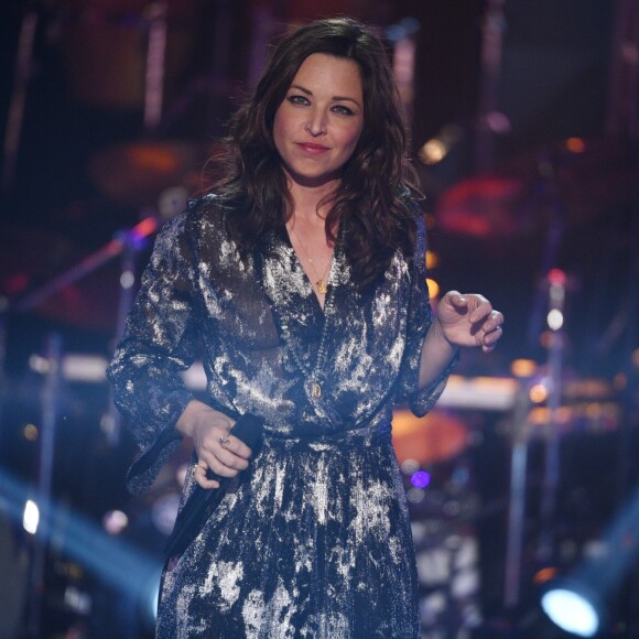 Exclusif - Natasha St Pier - Enregistrement de l'émission "Les années bonheur" présentée par P.Sébastien, diffusée le 16 février sur France 2. Le 5 février 2019 © Giancarlo Gorassini / Bestimage