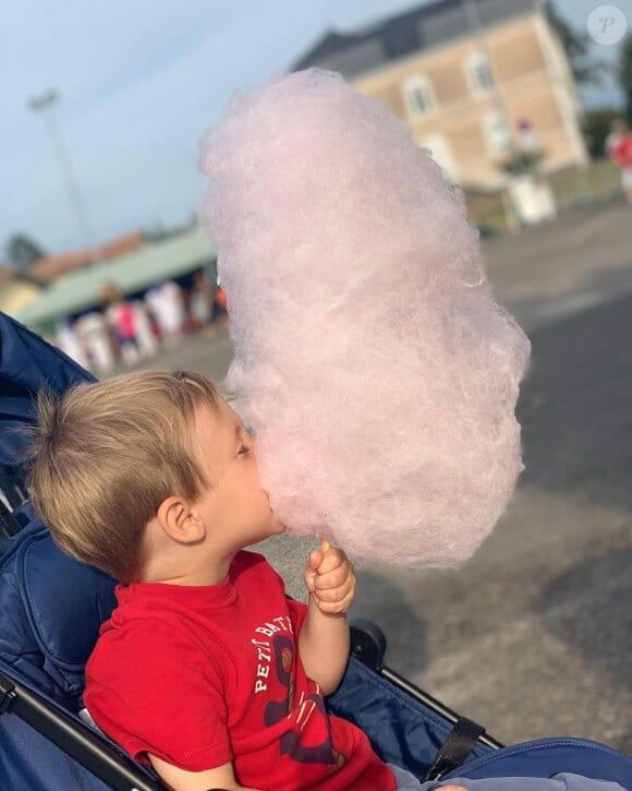 Natasha St-Pier a partagé cette photo de son fils Bixente, sur Instagram, le 21 juillet 2019.