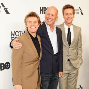 Willem Dafoe, Bruce Willis et Edward Norton assistent à l'avant-première du film 'Brooklyn Affairs' à l'occasion de la 57ème édition du Festival du Film de New York, le 11 octobre 2019.