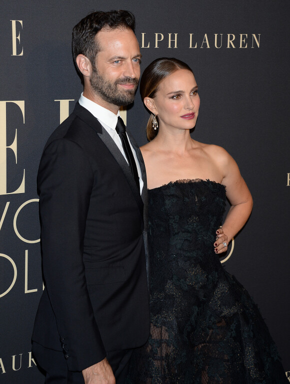 Natalie Portman et son mari Benjamin Millepied lors de la soirée ELLE Women à l'hôtel Four Seasons à Beverly Hills, le 14 octobre 2019.


