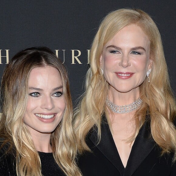 Margot Robbie et Nicole Kidman lors de la soirée ELLE Women à l'hôtel Four Seasons à Beverly Hills, le 14 octobre 2019.