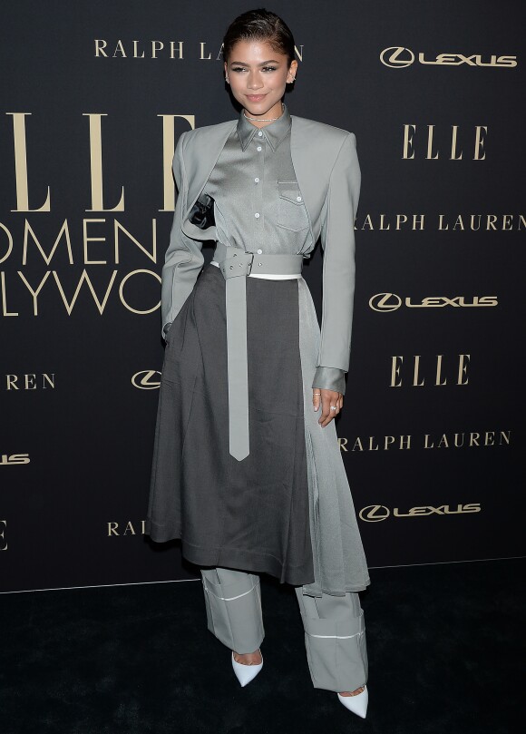 Zendaya lors de la soirée ELLE Women à l'hôtel Four Seasons à Beverly Hills, le 14 octobre 2019.