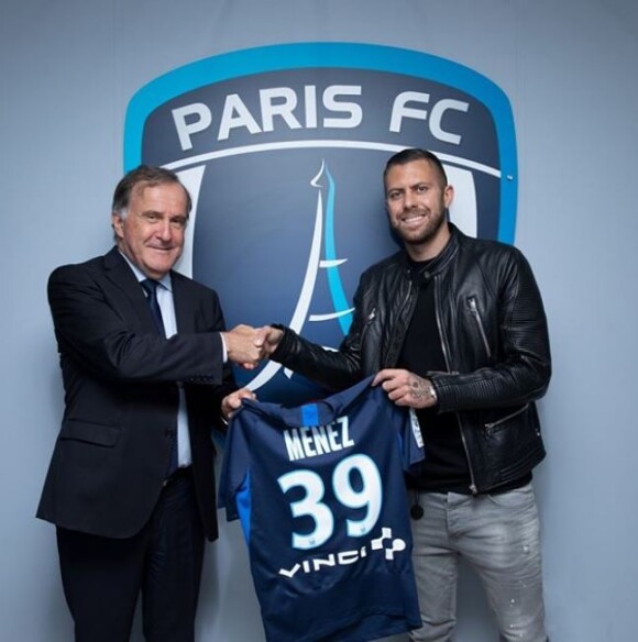 Jérémy Menez confirme son arrivée au Paris FC sur Instagram le 26 septembre 2019.